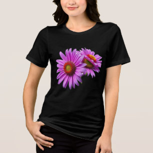 Blooming Flower Art T-Shirt Tri-Blend Shirt