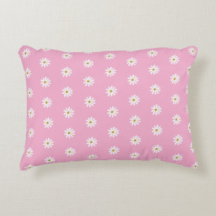 Blooming Flower Design Accent Pillow for Home Deco