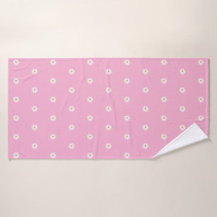 Blooming Flower Pattern Bath Towel with Style