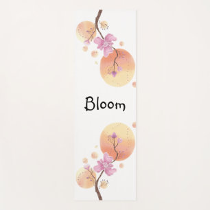 blooming flower yoga mat