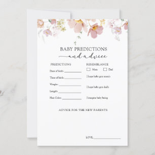 Blooming Flowers Predictions and Advice Card