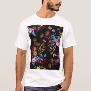 Blooming Garden Butterflies Liberty Style T-Shirt