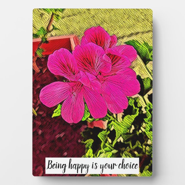 Blooming Garden Symphony Plaque (Front)