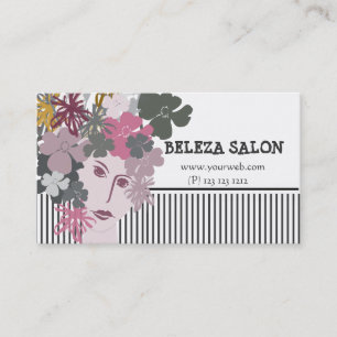 Blooming Goddess Unique Business Fashion Appointment Card