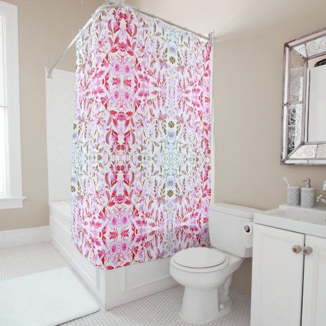 Blooming Gold Floral Branch On White Background (In Situ)