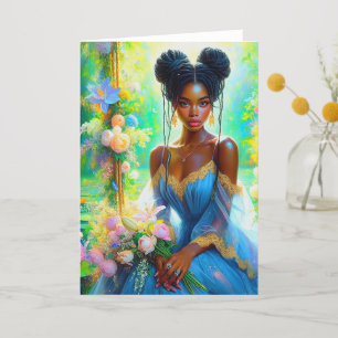 Blooming Grace: A Card of Beauty and Elegance
