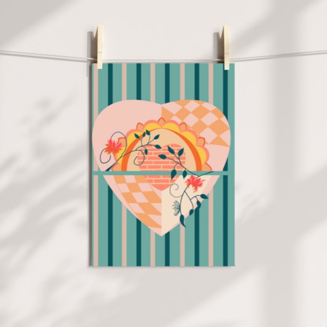 Blooming Heart Poster (Creator Uploaded)