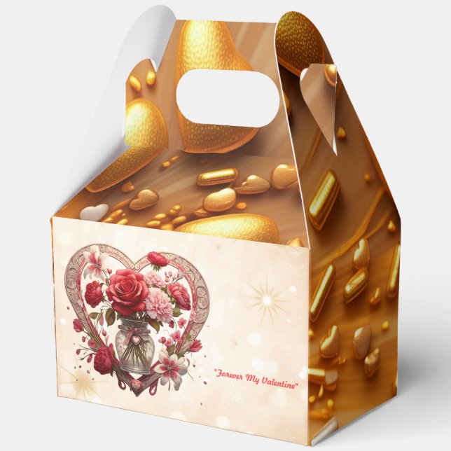 "Blooming Heart Serenade" Favor Box (Front)