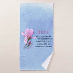 Blooming Hope Bath Towel
