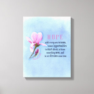 Blooming Hope Canvas Print
