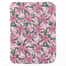 Blooming Lilies in Pastel Pink