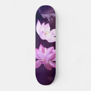Blooming Lotus Flower Skateboard