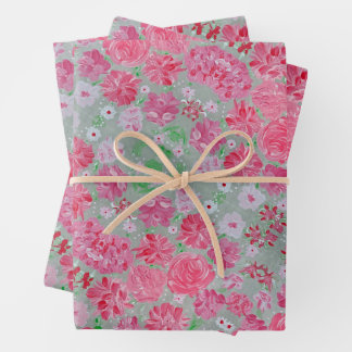 Blooming Love Floral Wrapping Paper