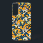 Blooming magnolia and titmouse bird 3 samsung galaxy case<br><div class="desc">Hand-painted magnolia blooms and titmouse bird</div>