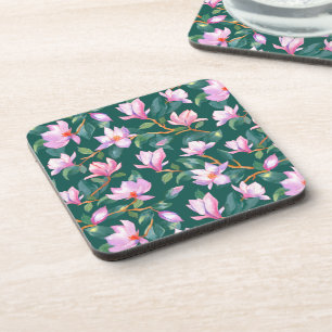 Blooming magnolia coaster