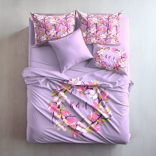 Blooming Magnolia King Size Pillow Case
