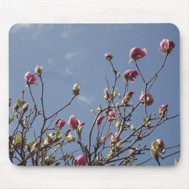 Blooming Magnolia Mousepad (Front)