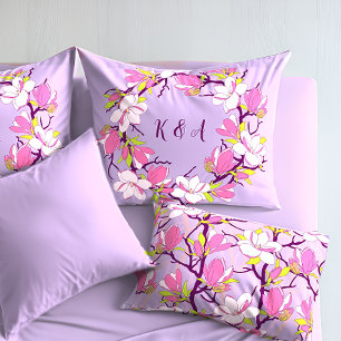 Blooming Magnolia Personalized Pillowcase