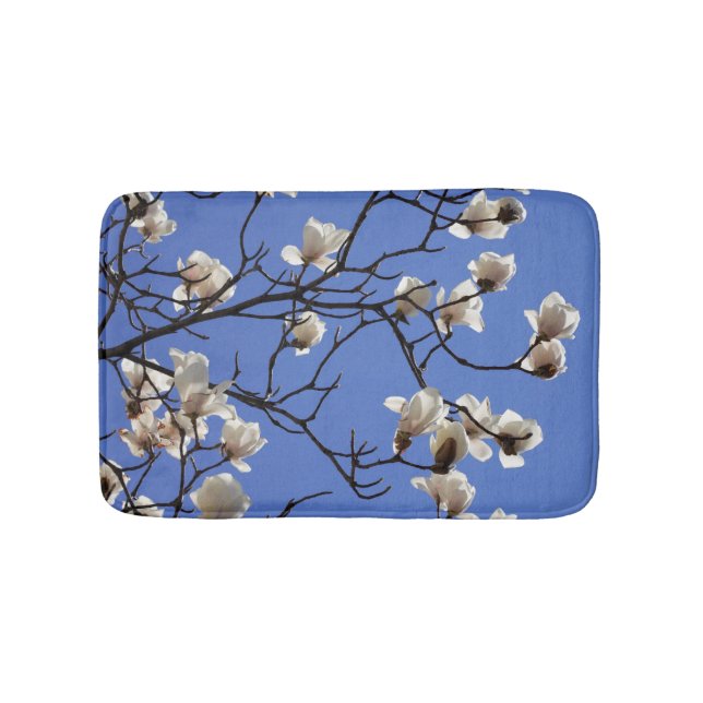 Blooming Magnolias Bath Mat (Front)