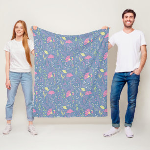 Blooming Meadow Breeze Fleece Blanket