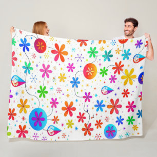 Blooming Meadow Fleece Blanket