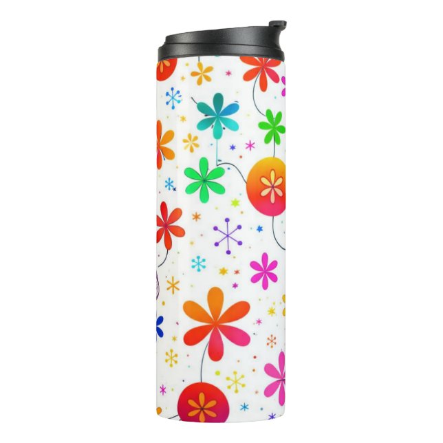 Blooming Meadow Thermal Tumbler (Rotated Left)