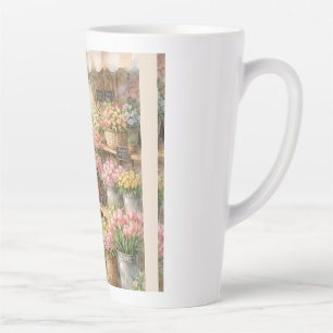 Blooming Moments Mug – Girl at Flower Shop Coffee 