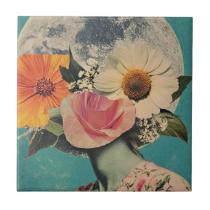 Blooming Mystery Under the Moon Tile