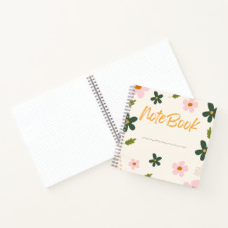 Blooming Notebook 🌸✨– Floral Minimalist Designs
