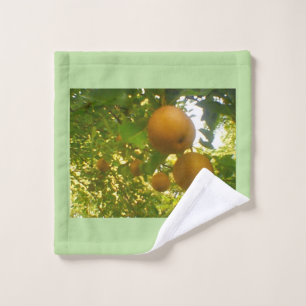 Blooming Pears Wash Cloth