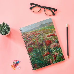 Blooming Poppies   Olga Wisinger-Florian Notebook
