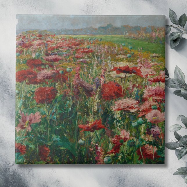 Blooming Poppies – Olga Wisinger-Florian Tile (Creator Uploaded)