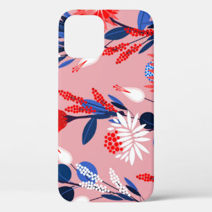Blooming Protea: Botanical Garden Pattern iPhone 12 Case