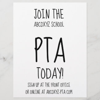 Blooming PTA Flyer