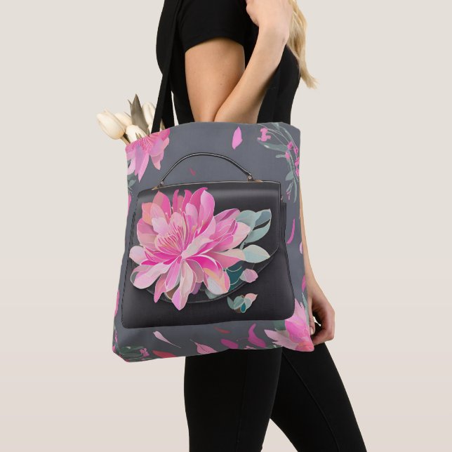 Blooming Roses AI art  Tote Bag (Close Up)