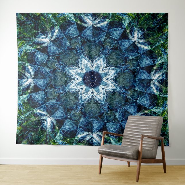 Blooming Sea flower..... Tapestry (In Situ (Horizontal))