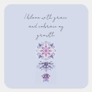 Blooming Serenity Mandala Sticker
