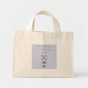 Blooming Serenity Mandala Tote Bag