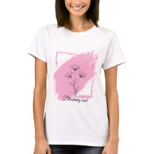 Blooming Soul - Minimalist Floral Line Art flower