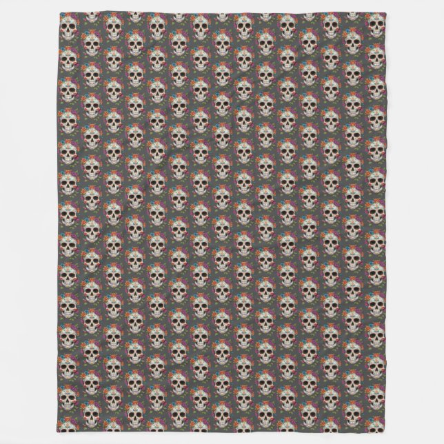 Blooming Spirit Fleece Blanket (Front)