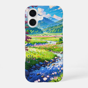 Blooming Spring Valley iPhone 16 Case