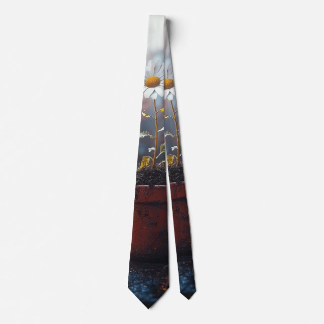 Blooming Through the Fire Tie (Front)