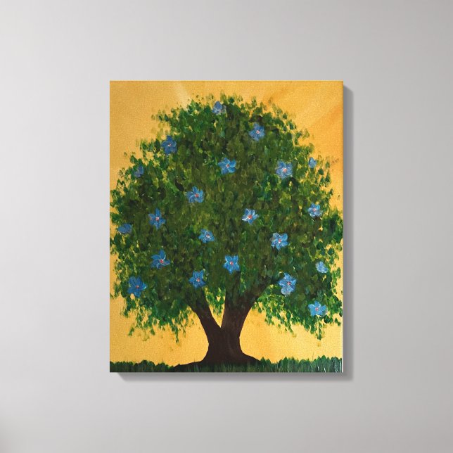 Blooming Tree Canvas Print (Front)