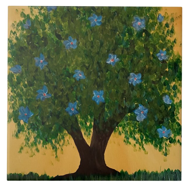 Blooming Tree Tile (Front)