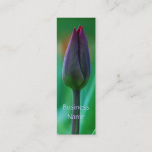 Blooming Tulip Bookmark Business Cards