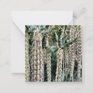 Bloomings from California: Silk Tassel Card