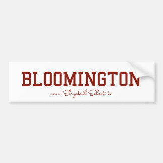 Bloomington Bumper Sticker