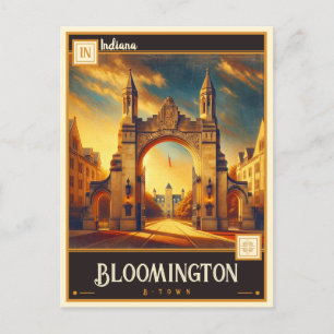 Bloomington, Indiana Vintage Postcard