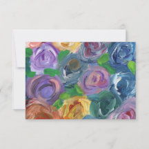 Bloomish thank you / note card