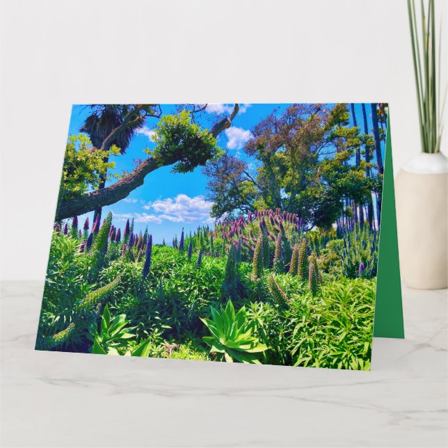 Blooms and Greenery  Card (Front)